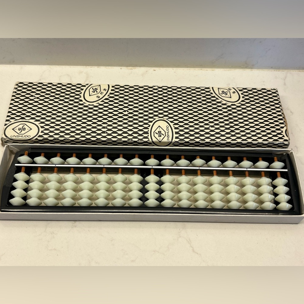Vintage Japanese Abacus  ( Soroban) 
From 1975-1982